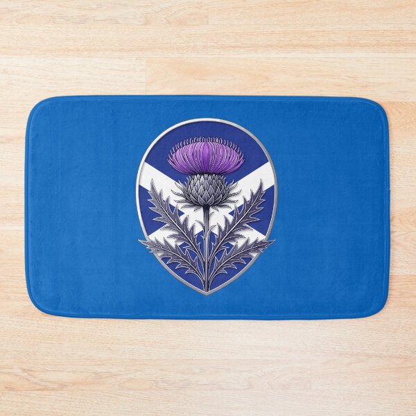 Item preview, Heraldic Purple Thistle and Saltire  designed and sold by taiche.