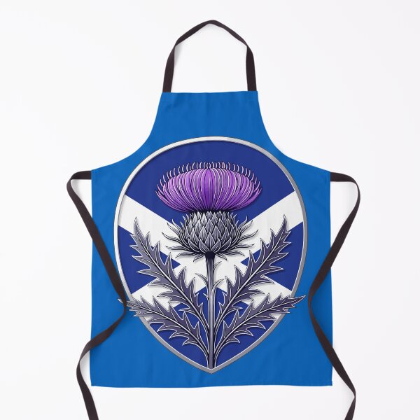 Item preview, Heraldic Purple Thistle and Saltire designed and sold by taiche.