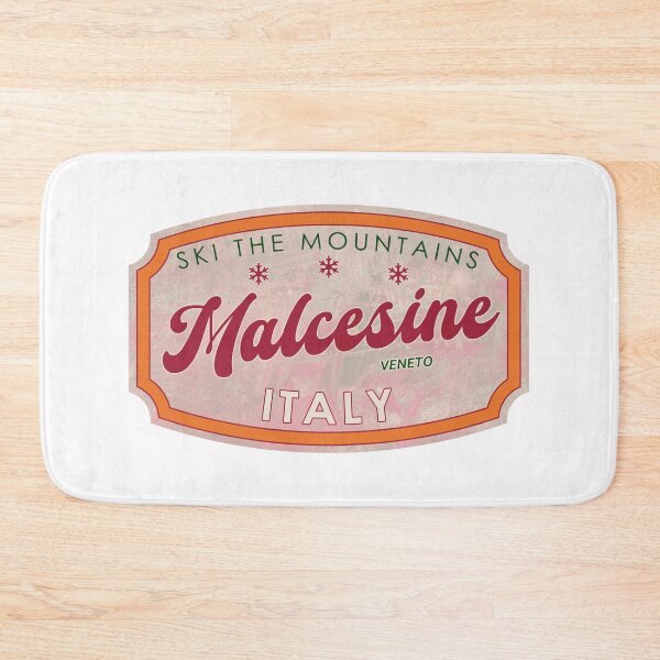 Item preview, Malcesine, Italia, Véneto, Esquí, insignia de esquí texturizada designed and sold by Wanderful-roads.