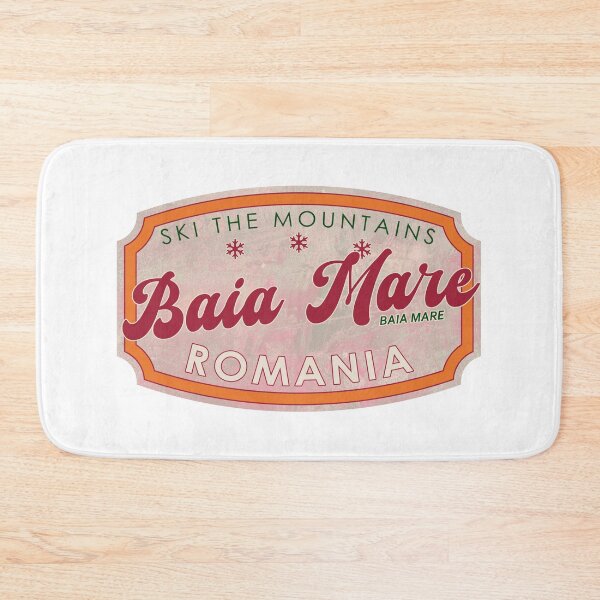 Item preview, Baia Mare, Romania, Baia Mare, Ski, textured skiing badge designed and sold by Wanderful-roads.