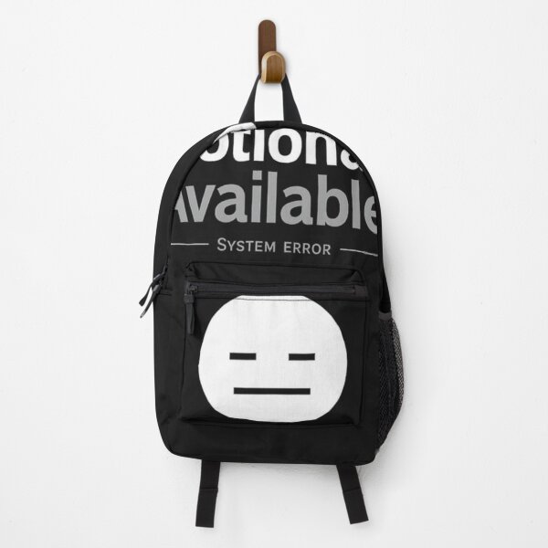 Item preview, Emotionally Available System Error T-Shirt – Minimal Deadpan Face Graphic Tee, Sarcastic Humor Shirt designed and sold by New-Look0.