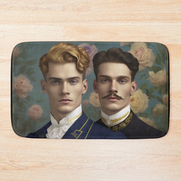 Item preview, Vintage Gay Victorian Couple Romantic Portrait  designed and sold by Shoot-The-Moon.