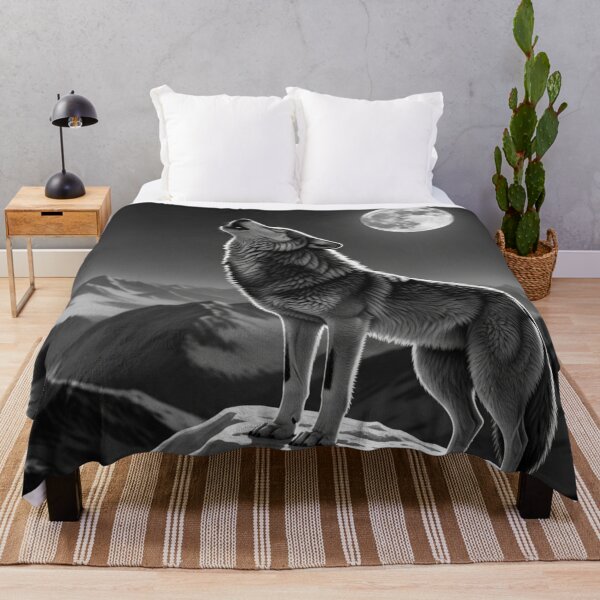 Item preview, Wolf Howling at the Full Moon designed and sold by PrompArtist.