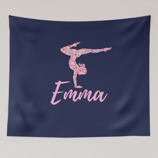 Item preview, Personalized Gymnastics for Girl Named Emma designed and sold by jaygo.