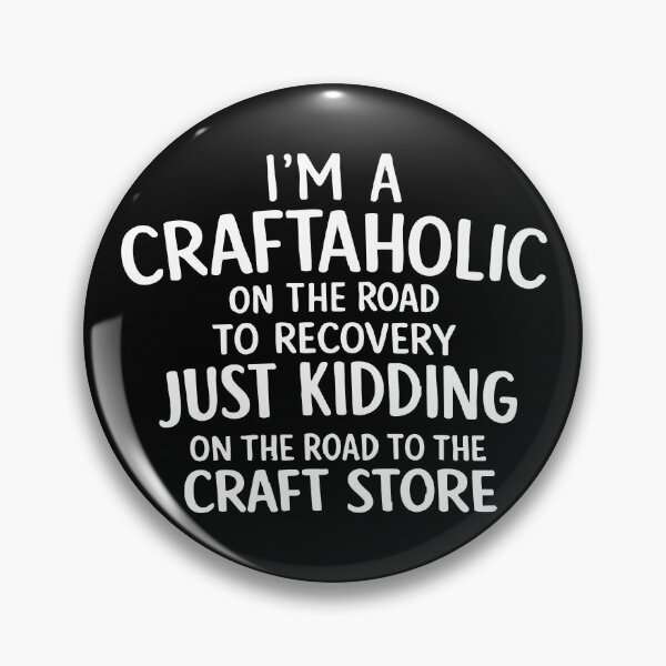 Item preview, I'm a craftaholic n the road to recovery,Crafting lover designed and sold by CloudyPress.