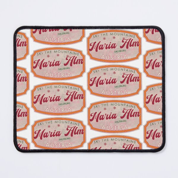 Item preview, Maria Alm, Austria, Salzburg, Ski, textured skiing badge designed and sold by Wanderful-roads.