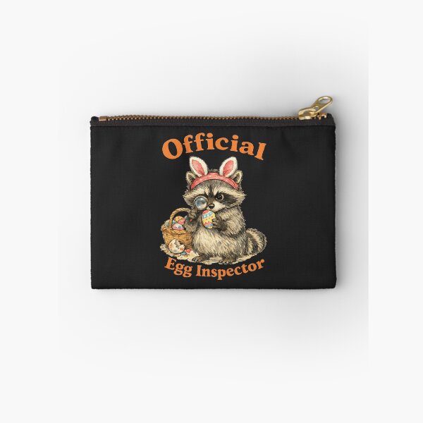 Item preview, Official Egg Inspector - Funny Easter Raccoon designed and sold by DigitalGlade.