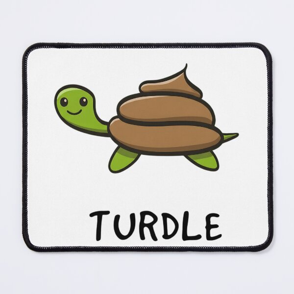 Item preview, Turdle Funny Turtle Poop Emoji Pun - Cute Sarcastic Animal Design designed and sold by haitrieuic96.