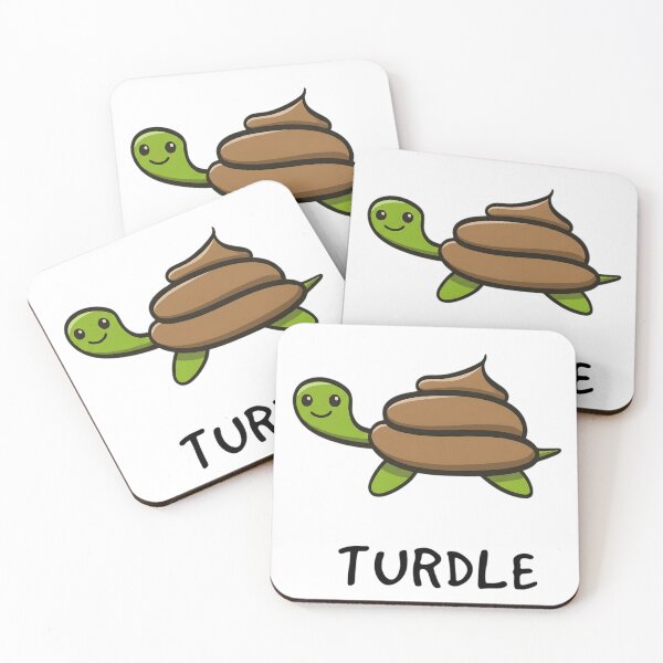 Item preview, Turdle Funny Turtle Poop Emoji Pun - Cute Sarcastic Animal Design designed and sold by haitrieuic96.