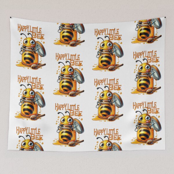 Item preview, Happy little bee, fun fantasy designed and sold by LoneAngel.