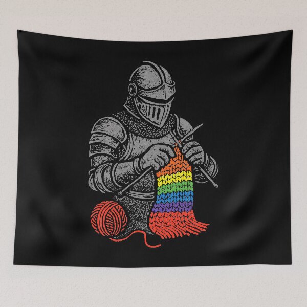 Item preview, Knittingg Knightt designed and sold by ArtGraphicworld.