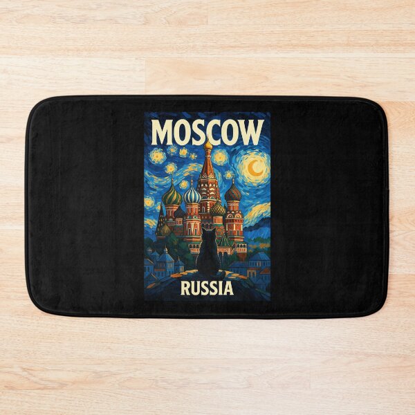 Item preview, Moscow Russia Poster St. Basil’s Cathedral designed and sold by dudelinart.