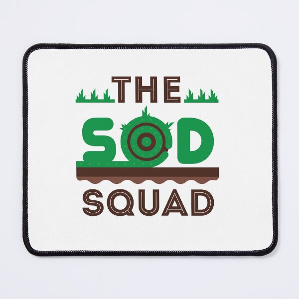 Item preview, The Sod Squad Funny Landscaper Landscaping Pun designed and sold by jaygo.