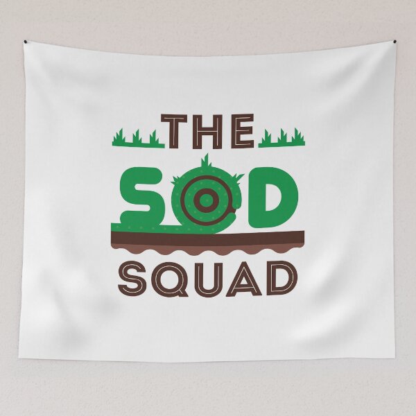 Item preview, The Sod Squad Funny Landscaper Landscaping Pun designed and sold by jaygo.
