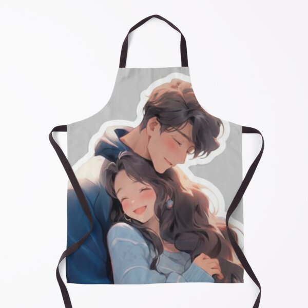 Item preview, Cute Anime Couple Sweet Hug Illustration designed and sold by stickerabhay.