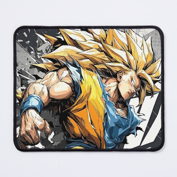 Item preview, Legendary Golden Saiyan Warrior – Powerful Anime Style Fighter Art designed and sold by Dyan4.