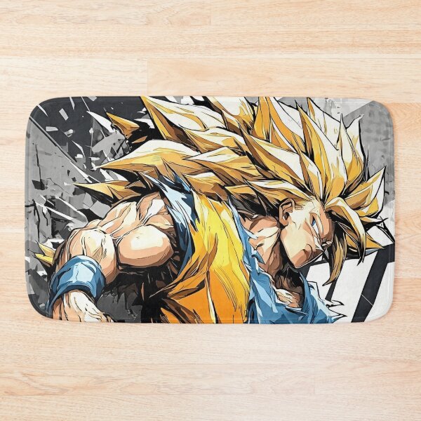 Item preview, Legendary Golden Saiyan Warrior – Powerful Anime Style Fighter Art designed and sold by Dyan4.