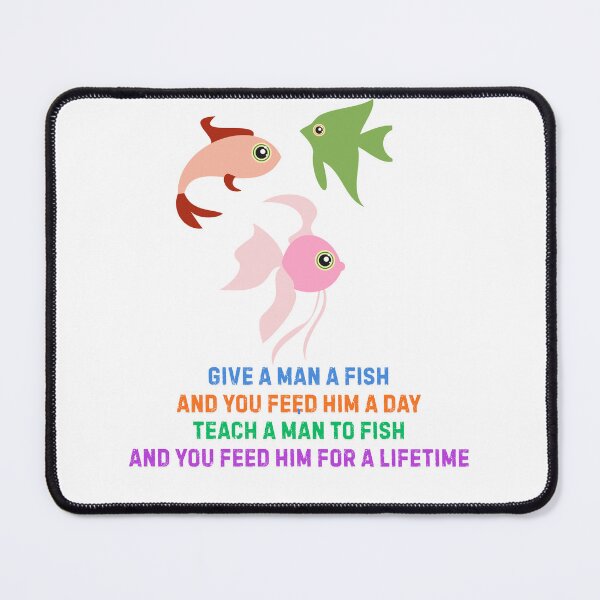 Item preview, Inspirational Shirt: Give a Man a Fish  designed and sold by Sunrise-craft.