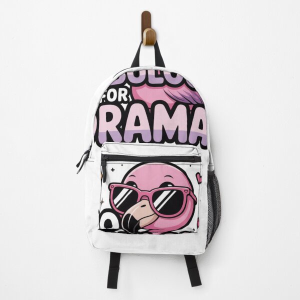 Item preview, Too Fabulous For Drama – Sassy Purple Flamingo Kawaii Sticker designed and sold by Ashley critters.