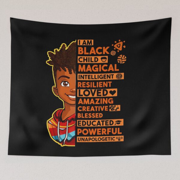 Item preview, I Am Black Child History Month African American Kids Girls designed and sold by IdealDo.