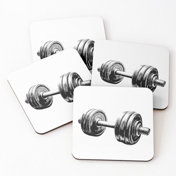 Item preview, Gym Whimsical Fitness Playful Characters Lineart Black White designed and sold by ART ATTACK ZONE.