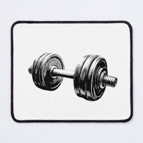 Item preview, Gym Whimsical Fitness Playful Characters Lineart Black White designed and sold by ART ATTACK ZONE.