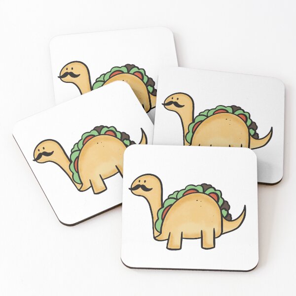Item preview, Tacosaurus, funny food dinosaur  designed and sold by Crystalseahorse.