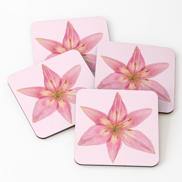 Item preview, pink lily flower  designed and sold by inainart.