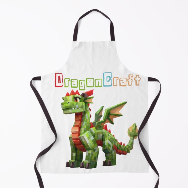 Item preview, DragonCraft Minecraft Dragon - Cute Blocky Lego Style Art Print designed and sold by DesignArtist.ia.