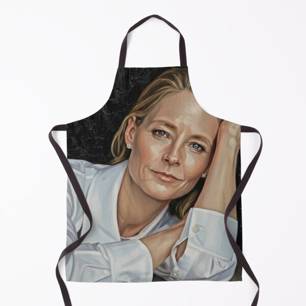 Item preview, Serene Resolve: Jodie Foster Modern Icon Portrait designed and sold by Art's Diner.