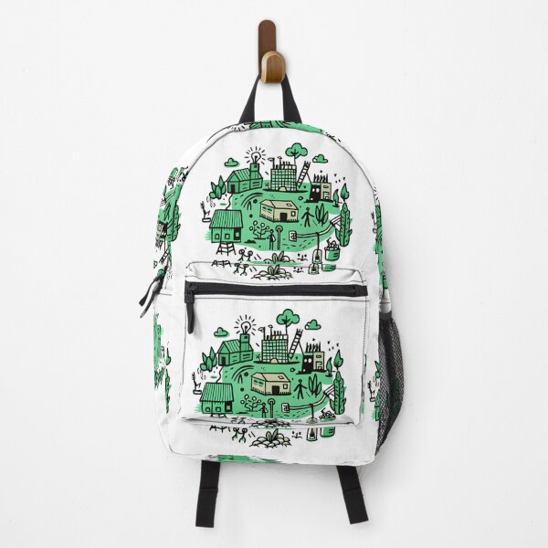 Item preview, House Home Farm World Green Vibrant Community Landscapes designed and sold by ART ATTACK ZONE.
