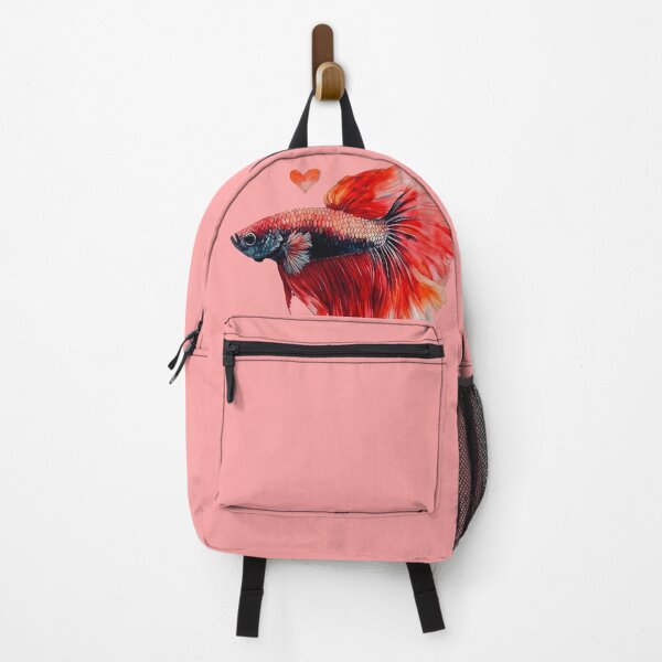 Item preview, Betta fish, heart, watercolor designed and sold by Lilja888.