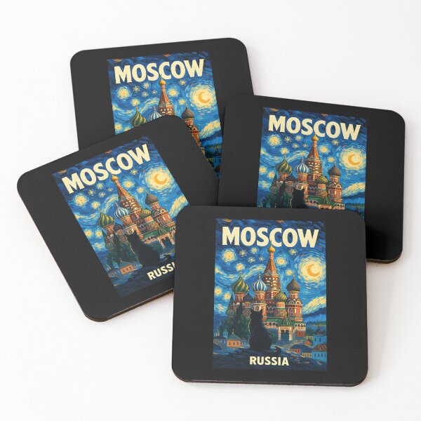 Item preview, Moscow Russia Poster St. Basil’s Cathedral designed and sold by dudelinart.