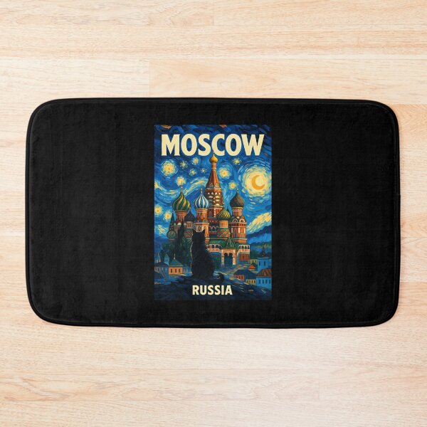 Item preview, Moscow Russia Poster St. Basil’s Cathedral designed and sold by dudelinart.