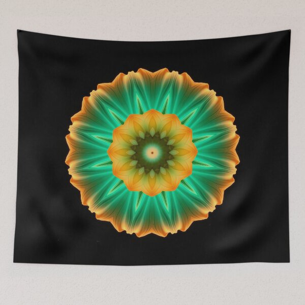 Item preview, Emerald Solar Mandala designed and sold by ScreenPin.