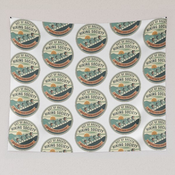 Item preview, The Out of Breath Hiking Society designed and sold by GOTOCREATE.