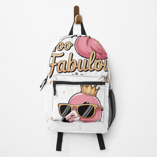 Item preview, Too Fabulous For This Pond – Glam Gold Flamingo Sticker designed and sold by Ashley critters.