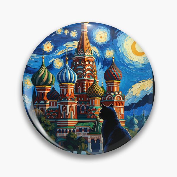 Item preview, Moscow Russia Poster St. Basil’s Cathedral designed and sold by dudelinart.