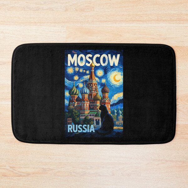 Item preview, Moscow Russia Poster St. Basil’s Cathedral designed and sold by dudelinart.