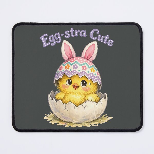Item preview, Egg-stra Cute - Easter Chick Pun designed and sold by DigitalGlade.