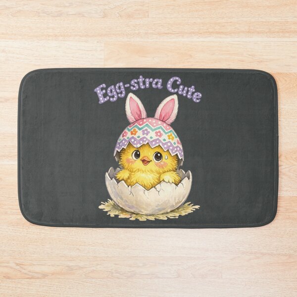 Item preview, Egg-stra Cute - Easter Chick Pun designed and sold by DigitalGlade.
