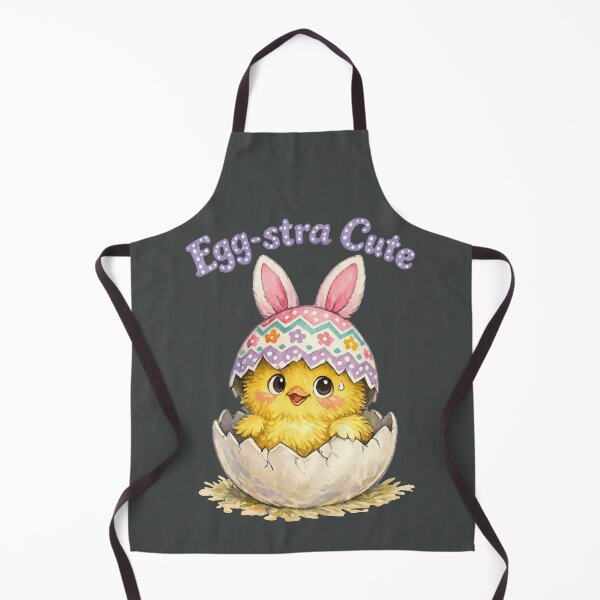 Item preview, Egg-stra Cute - Easter Chick Pun designed and sold by DigitalGlade.