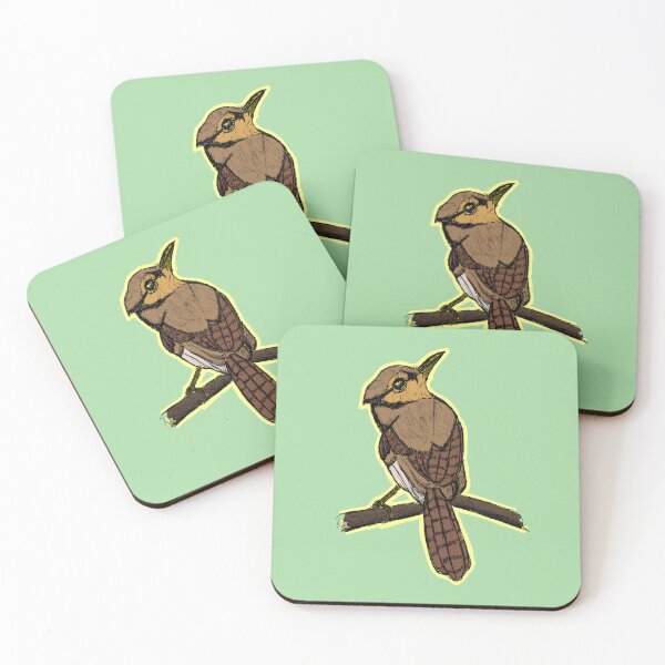 Item preview, cute bird, sweet cartoon drawing, girly and childish  designed and sold by Half Mess.