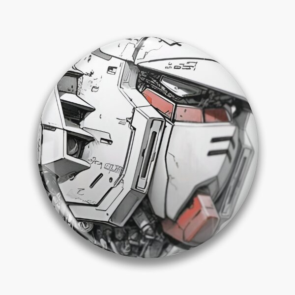 Item preview, Futuristic Mecha Warrior Head – Detailed Anime Robot Portrait Art designed and sold by Dyan4.