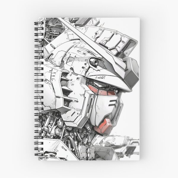 Item preview, Futuristic Mecha Warrior Head – Detailed Anime Robot Portrait Art designed and sold by Dyan4.