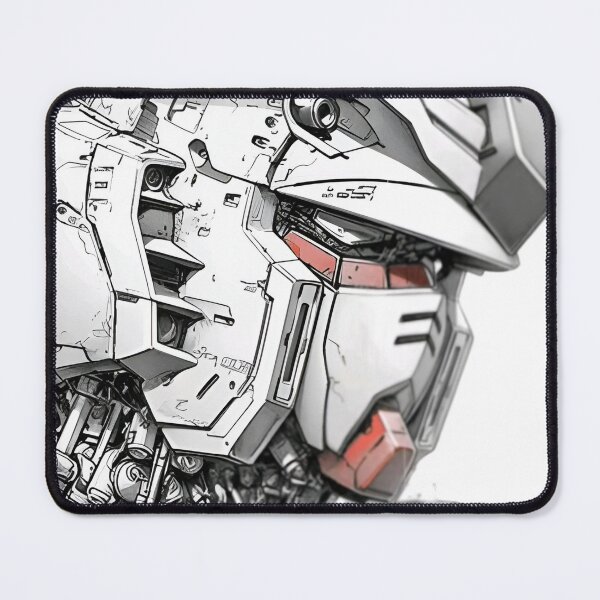 Item preview, Futuristic Mecha Warrior Head – Detailed Anime Robot Portrait Art designed and sold by Dyan4.