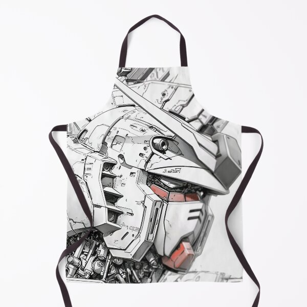 Item preview, Futuristic Mecha Warrior Head – Detailed Anime Robot Portrait Art designed and sold by Dyan4.