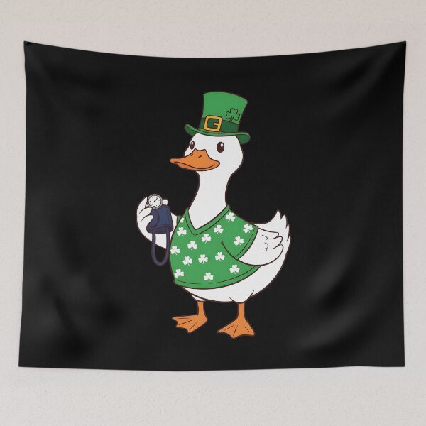 Item preview, St Patricks Nurse Duck Lucky Irish designed and sold by KroghDs.
