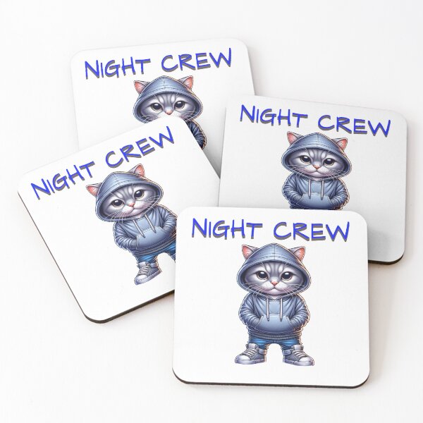 Item preview, Night Crew Cat designed and sold by ssmg80.
