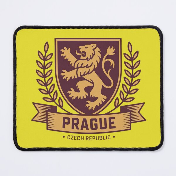 Item preview, Prague Heraldic Emblem T-Shirt – Gothic Lion Crest, Vintage Medieval Czech Design designed and sold by Timeless Design.
